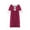 Burgundy, variant on iiniim Kids Girls Medieval Princess Dress-up Lace Collar A Line Maxi Gown Dress Blue 14