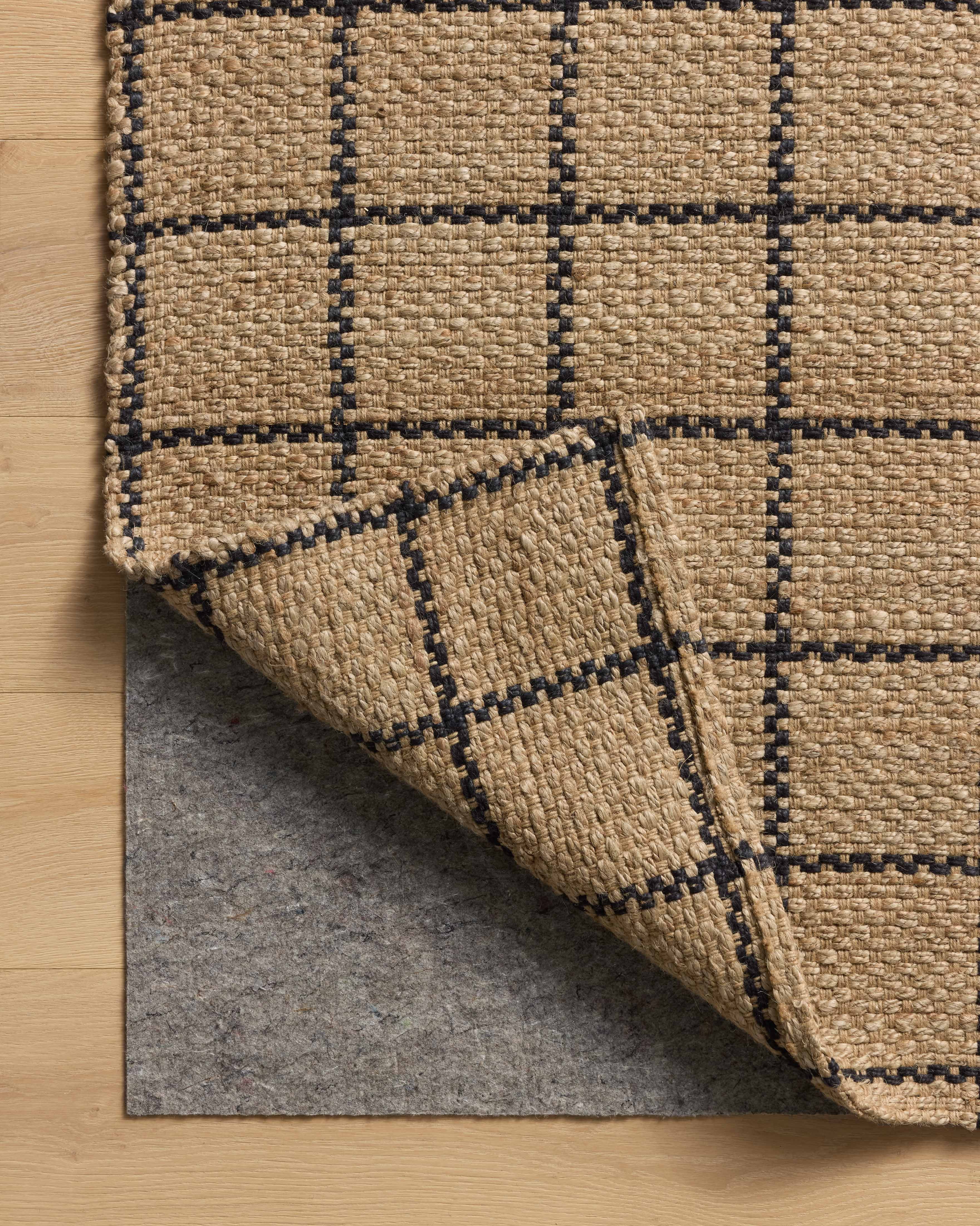 Chris Loves Julia x Loloi Fletcher Natural / Black 2'-3" x 3'-9" Runner Rug