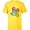 Yellow, variant on Disney Mickey Mouse Head and Hand Retro Pop Art - Short Sleeve T-Shirt for Kids - Customized-White