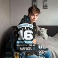 thumbnail image 3 of 12th Birthday Present for Boys,Black 12th Birthday Decorations for Boys Blanket,12th Birthday Present Ideas for 12 Year Old Boys,12th Birthday Decorations Throw Blanket for Teen Son Grandson Nephew, 3 of 6