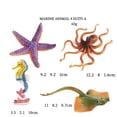 thumbnail image 5 of Ocean Animal Model Toys Marine Animals Figures Simulation Sea Life Educational, 5 of 5