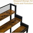 thumbnail image 6 of Trapezoidal Liquor Cabinet Bar for Home, Stepped Wine Rack Freestanding Floor, Corner Syrup & Whiskey Stand, Large-Capacity Alcohol Bottle Storage Display Shelf Living Room,, 6 of 7