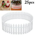 thumbnail image 2 of Bangcool Plastic Fence Multipurpose Picket Fence Fairy Garden Fence for Christmas Tree, 2 of 10