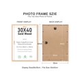 thumbnail image 4 of 2pcs Wooden Picture Frames With Argyle Pattern Backing, Artistic Home Decor Wall Hanging & Tabletop Frame, 4 of 5