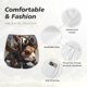 thumbnail image 4 of Balery Steampunk Squirrel Pilot Pantalones cortos deportivos para mujer con forro y dos bolsillos, elásticos, para entrenamiento, gimnasio, yoga-Large, 4 of 7