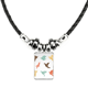 thumbnail image 1 of pajaro colorido resumen patron de origami collar a mano colgante de cuerda de cuero Unbranded M, 1 of 3