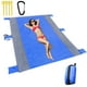 thumbnail image 1 of Playa Tamaño Grande 86.7 '' * 70.9 '' Manta De Picnic A Prueba De Arena Para Exteriores Estera De Playa De Nylon Con 4 Estacas Para Viajes Camping Senderismo seitruly HA047100-02, 1 of 6