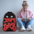 thumbnail image 2 of Aplkyhs Ladybug School Backpack for Students Age 6-18 Large Capacity Ergonomic Adjustable Padded Breathable Shoulder Straps Book Bag for Kids Boys Girls Elementary Middle High School, 2 of 7