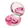 thumbnail image 1 of Patrón de mármol Estuche de contacto Cuidado de lentes Reutilizable para mujeres y niñas, Mini contenedor duradero con pinzas de espejo Herramienta para quitar Sunnimix  Estuche para lentes de contacto, 1 of 8