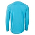 thumbnail image 4 of Boxercraft BM3101 Men's Henley Ls Tee-Pacific Blue-2XL, 4 of 4