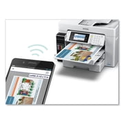 Epson WorkForce ST-C8090 Inkjet Multifunction Printer-Color-Copier/Fax/Scanner-4800x1200 dpi Print-Automatic Duplex Print-66000 Pages-550 sheets Input-Color Flatbed Scanner-1200 dpi Optical