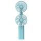 thumbnail image 1 of Ventilador Enfriador portátil de doble cabezal USB Recargable Mini ventilador ajustable Enfriador de verano portátil, Azul Methold HA005690-03B, 1 of 6