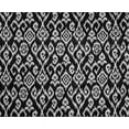 thumbnail image 4 of oneOone Tissu Polyester Lycra Imprimé Ikat Ogee & Paisley 1 Yard 56 Pouces de Large, 4 of 4