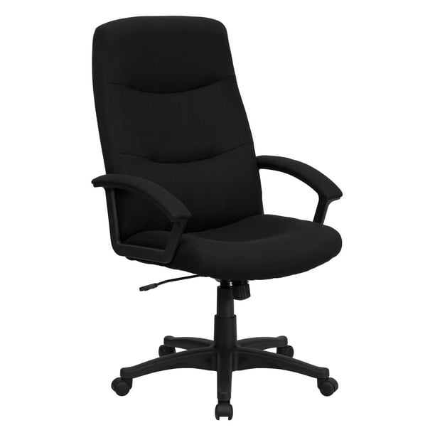 Fabric Upholstered Executive HighBack Swivel Office Chair Walmart