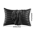 thumbnail image 3 of Zhourta 2PCS Satin Silk Pillowcase for Hair and Skin Queen Size Breathable Super Soft and Smooth Pillow Cases Set with Hidden Zipper 20x30Inch, 3 of 6