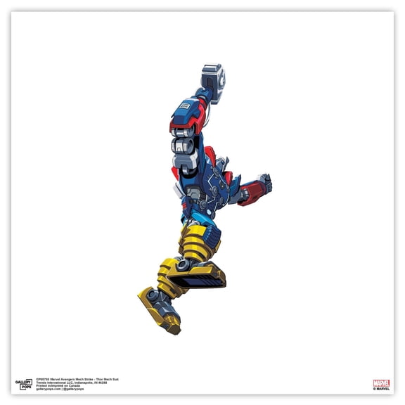 Gallery Pops Marvel Avengers Mech Strike - Thor Mech Suit Wall Art, Unframed Version, 12" x 12"
