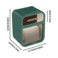 thumbnail image 2 of TERGAYEE Toilet Paper Storage Box with Drawer,Wall Mount Tissue Holder,Corner Restroom Organization,Sink Essentials,Multifunctional Tissue Box for Draw Paper, 2 of 4
