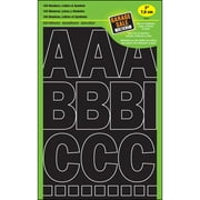 Hy-Ko 3 Vinyl Self-Adhesive Black Letters and Numbers Kit, 184 Pieces