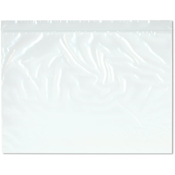 Plymor 14" x 10" (Pack of 100), 2 Mil Zipper Reclosable Plastic Bags