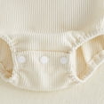 thumbnail image 4 of mgoYE My First St Patricks Day Baby Girl Outfit Newborn Summer Ruffle Romper Corduroy Sleeveless Jumpsuit Cute Summer Clothes(White,3-6 Months), 4 of 6