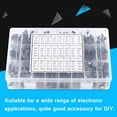 thumbnail image 3 of Kit de condensadores, condensador electrolítico de 500 piezas, 24 valores, microcondensadores radiales de aluminio, 16 V-50 V, 0,1 uF, 1000 uF para aplicaciones electrónicas Adepaton YQ-1977, 3 of 8