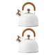 thumbnail image 1 of Hervidor con silbato Advancent de acero inoxidable 3 litros antiescaldaduras para cocina de inducción, 1 of 1