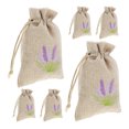 thumbnail image 4 of GOOHOCHY 6 bolsitas de lavanda vacías con cordón, pequeñas y decorativas, hechas a mano., 4 of 8