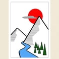 thumbnail image 3 of CafePress - Minimal Mountains Men's Value T Shirt - Men's Classic Graphic T-Shirt, 3 of 4