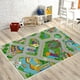 thumbnail image 3 of Alfombra de caminos de ciudad para niños, alfombras de área grande, rectangulares, para sala de juegos y dormitorio, 3 of 9