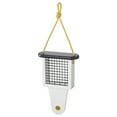 thumbnail image 3 of Birds Choice Modern Farmhouse Hanging Suet Bird Feeder with Tail Prop, Black/White, 3 of 5