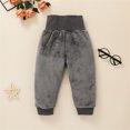thumbnail image 4 of Vedolay Girls Outfits 2Pcs Fashion Girl Long Sleeve Knitted Crop Top Casual Pants Fall Outfits Set,Gray 9-12M, 4 of 4