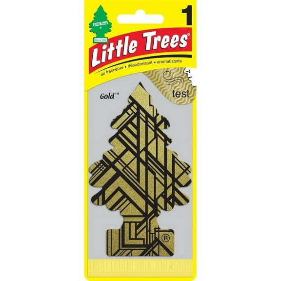 Little Trees Gold Scent Car Air Freshener, 1 Ea