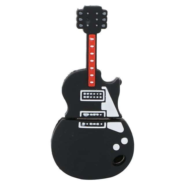 Unidad flash USB portátil con forma de bajo, 64 GB