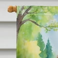 thumbnail image 3 of Cocker Spaniel Spring Path House Flag, 3 of 5