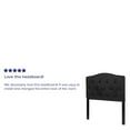 thumbnail image 6 of Flash Furniture Cambridge Tufted Upholstered Twin Size Headboard in Black Fabric, 6 of 12