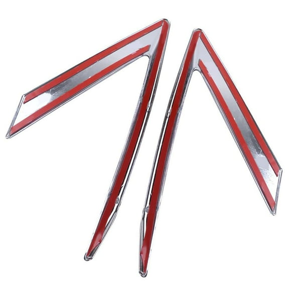 1 Pair Chrome Front Head Light Eyebrow Cover Trim For Cadillac XT5 2016- 2023