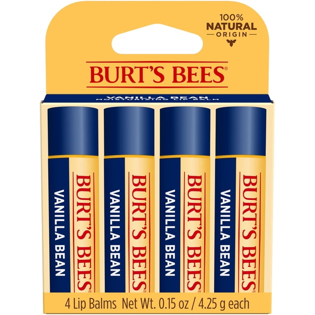 Bálsamo labial Burt's Bees hidratante con vainilla 100% natural