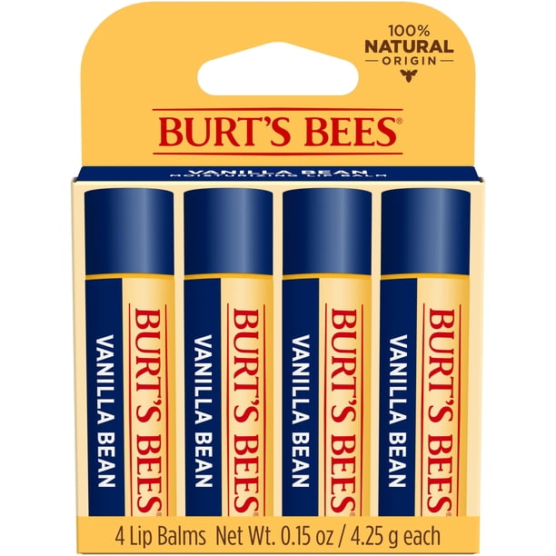 Bálsamo labial Burt's Bees hidratante con vainilla 100% natural