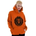 thumbnail image 3 of Lion Jungle Symbolic Spirit Animal Unisex Plus Fleece Graphic Hoodie Brisco Brands 2X, 3 of 5