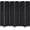 Black, variant on HOMCOM Room Divider, 3 Panel Folding Privacy Screen, 6FT Tall Portable Wicker Weave Partition Wall Divider for Bedroom, Home Office, Coffee