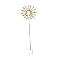 thumbnail image 3 of Metal Windmill Decoración del jardín Cattador de viento Multipureze Multipurez Servirle de rodamiento de bolas de construcción ORNAMENTO de Dorado, 3 of 8