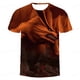 thumbnail image 1 of Japanese Boy Naruto Anime T-shirt, Fashionable Short Sleeved Shirt Children's Leisure Cool Kakashi Summer 3d Printed Boy T-shirt110 Gao Jinjia LED, 1 of 2