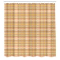thumbnail image 2 of Ambesonne Brown Plaid Shower Curtain, Earth Tones Streaks, 69"Wx84"L, Multicolor, 2 of 4