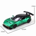 thumbnail image 1 of Coche de carreras de aleación Martin 1:36, coche de carreras de retroceso de aleación simulada a escala 1,36, juguete para niño, coche de carreras simulado,Aston Martin Green, 1 of 7