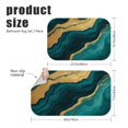 thumbnail image 3 of Green and Gold Marble Pattern Bath Mat Set Of 2,Non-Slip Rug for Bathroom,Kitchen,Bedroom,Entrance, 30x17 and 23.5x15.7 Inches, 3 of 5