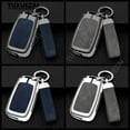 thumbnail image 4 of Zinc alloy+leather Car Key Case Cover For KIA E 3 buttons key case Rio K2 K3 K5 Ceed Cerato Sportage Soul Remote Key Case, 4 of 28