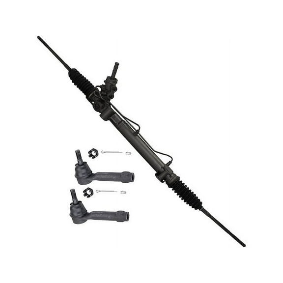 Front Steering Rack and Tie Rod End Kit - Compatible with 2004 - 2008 Chrysler Pacifica 2005 2006 2007