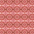thumbnail image 1 of Ahgly Tapis d'Intérieur Lavable en Machine Carré Transitionnel Rose Corail Clair, 5 Pieds Carré, 1 of 7
