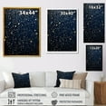 thumbnail image 4 of Designart "Starry Night Sky in Indian Art I" People Framed Wall Art - Global Teal Indian Art Bedroom Framed Canvas Wall Art, 4 of 6
