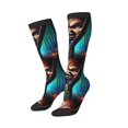 thumbnail image 2 of Saiise Chucky Ad Funny Socks Men Women Boys Kids Adults Novelty Graphic Crew Tube Socks Crazy Design Casual Dress Socks for Sports,Running,Travel, 2 of 7